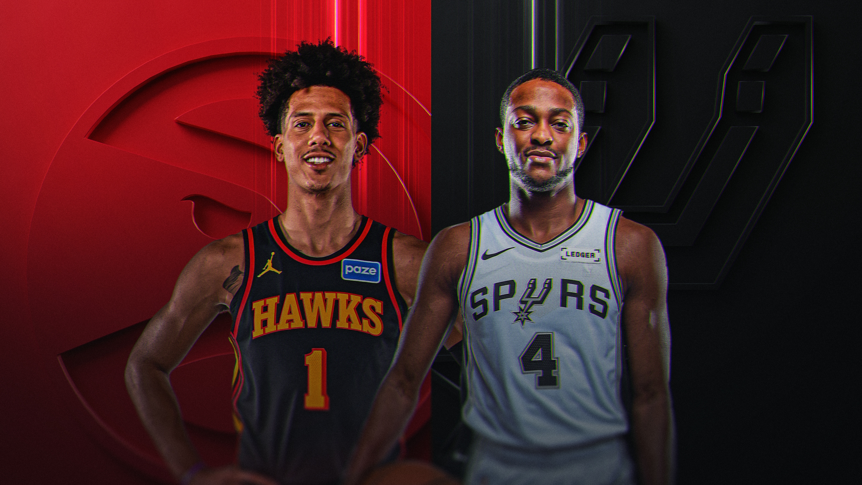 Fox leads Spurs against Daniels, Hawks on NBA TV