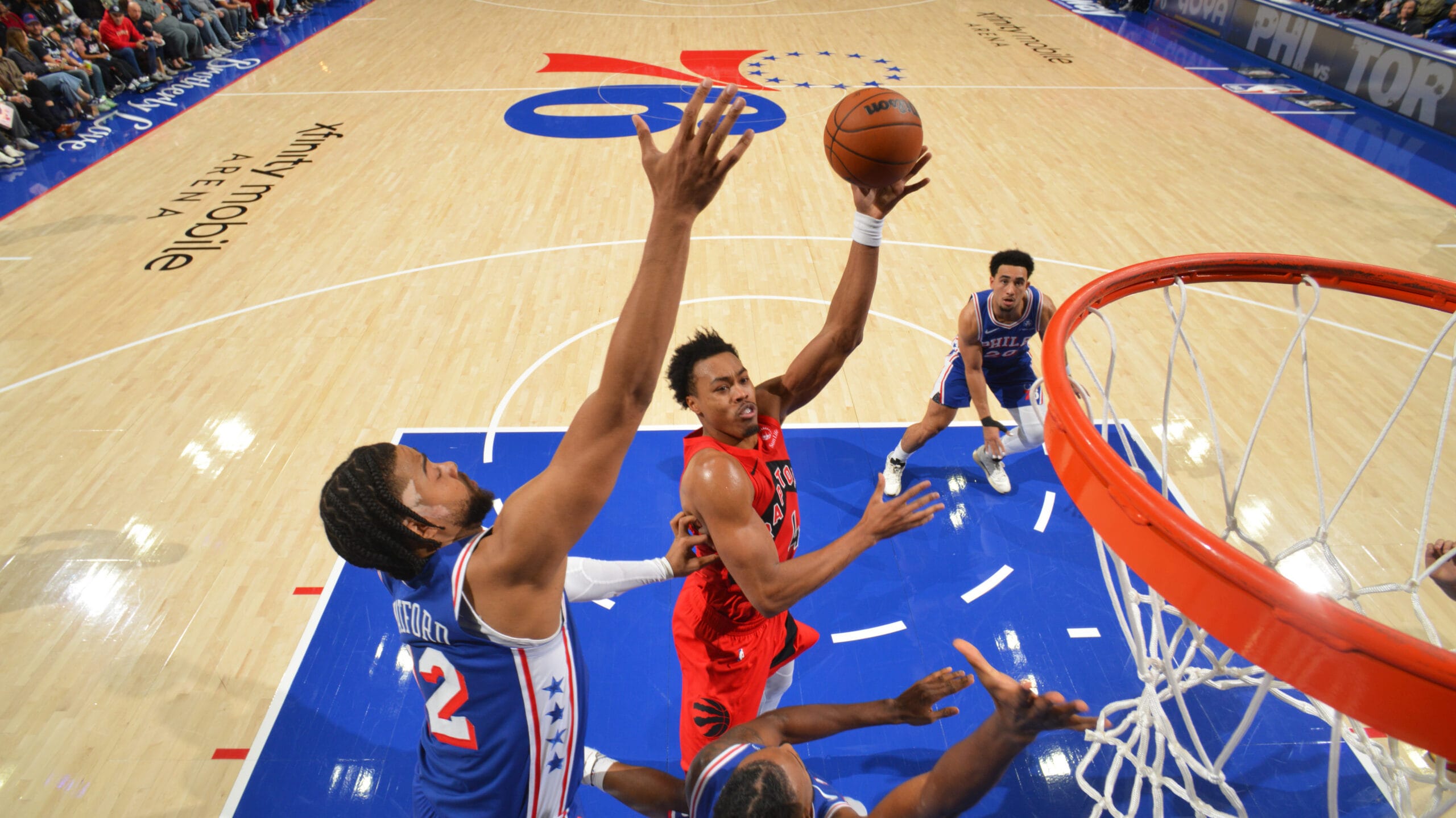Balanced Raptors fend off 76ers, win 5th straight