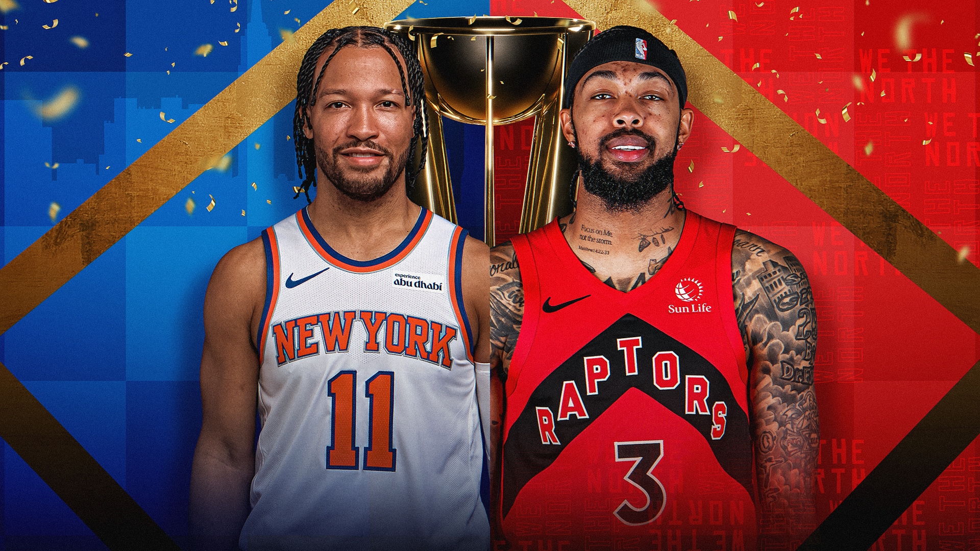 Knicks visit Raptors, winner advances to Las Vegas