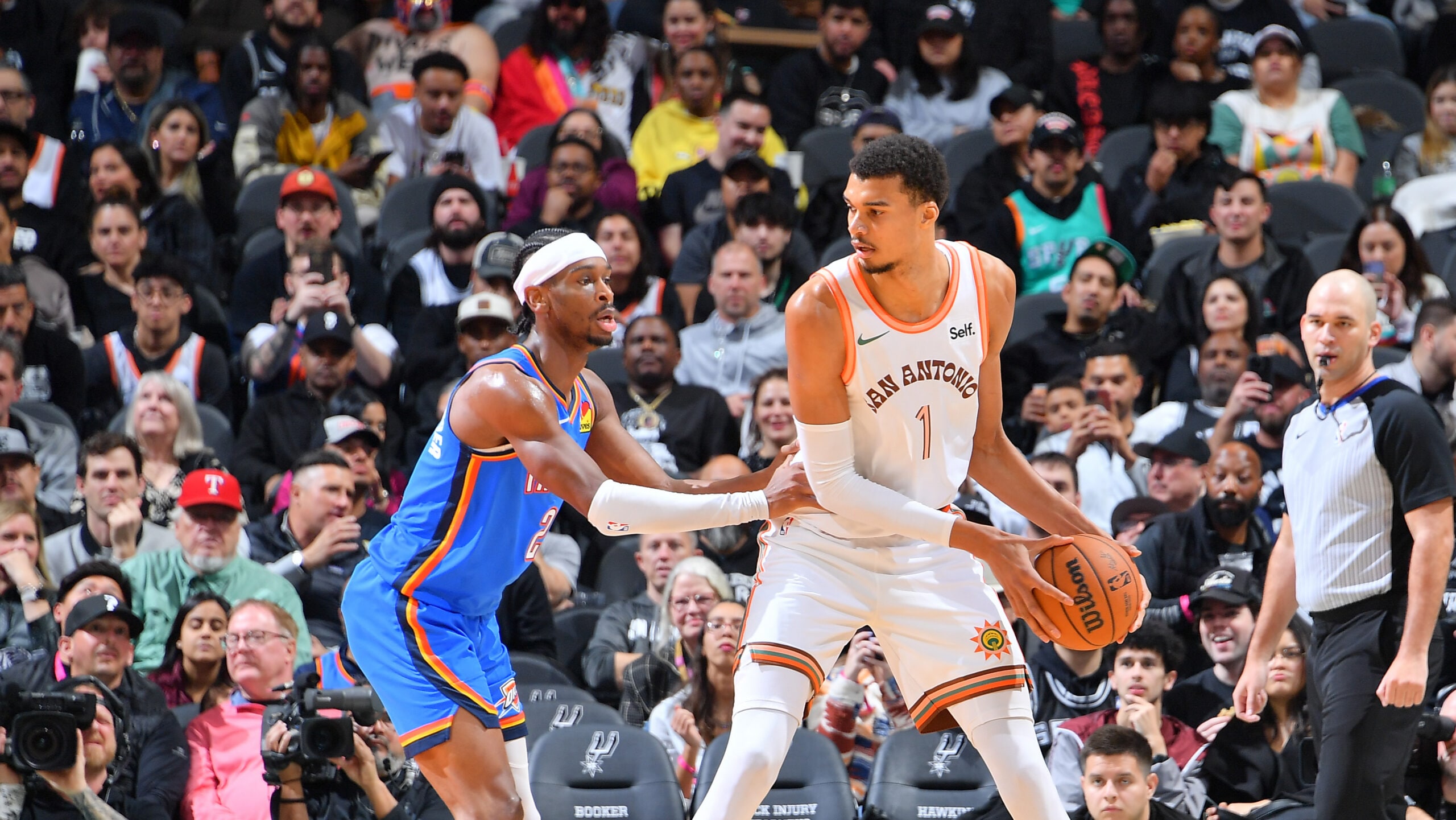 Spurs put 6-game streak on line vs. new rival Thunder