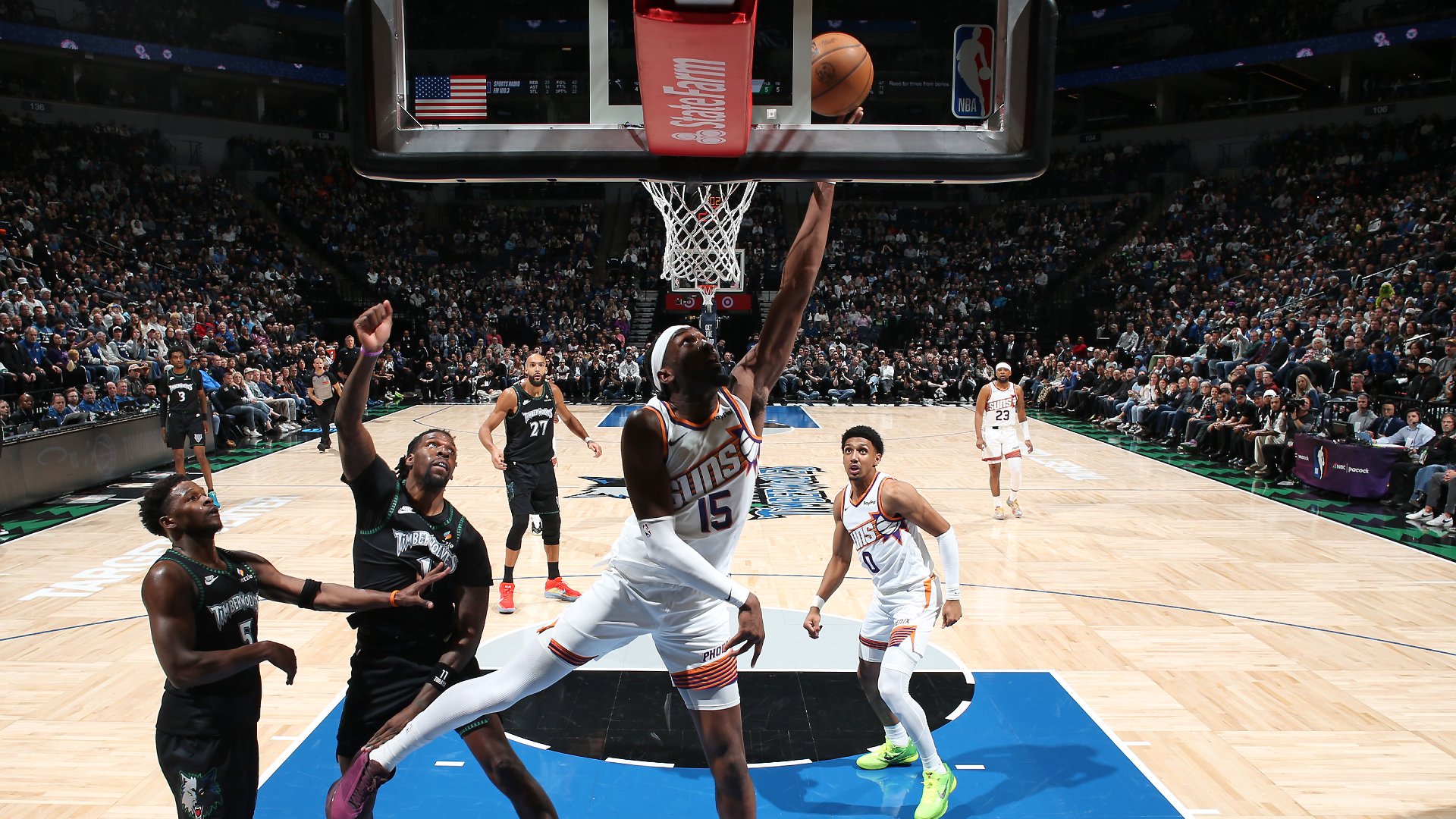 Short-handed Suns squeeze past Wolves