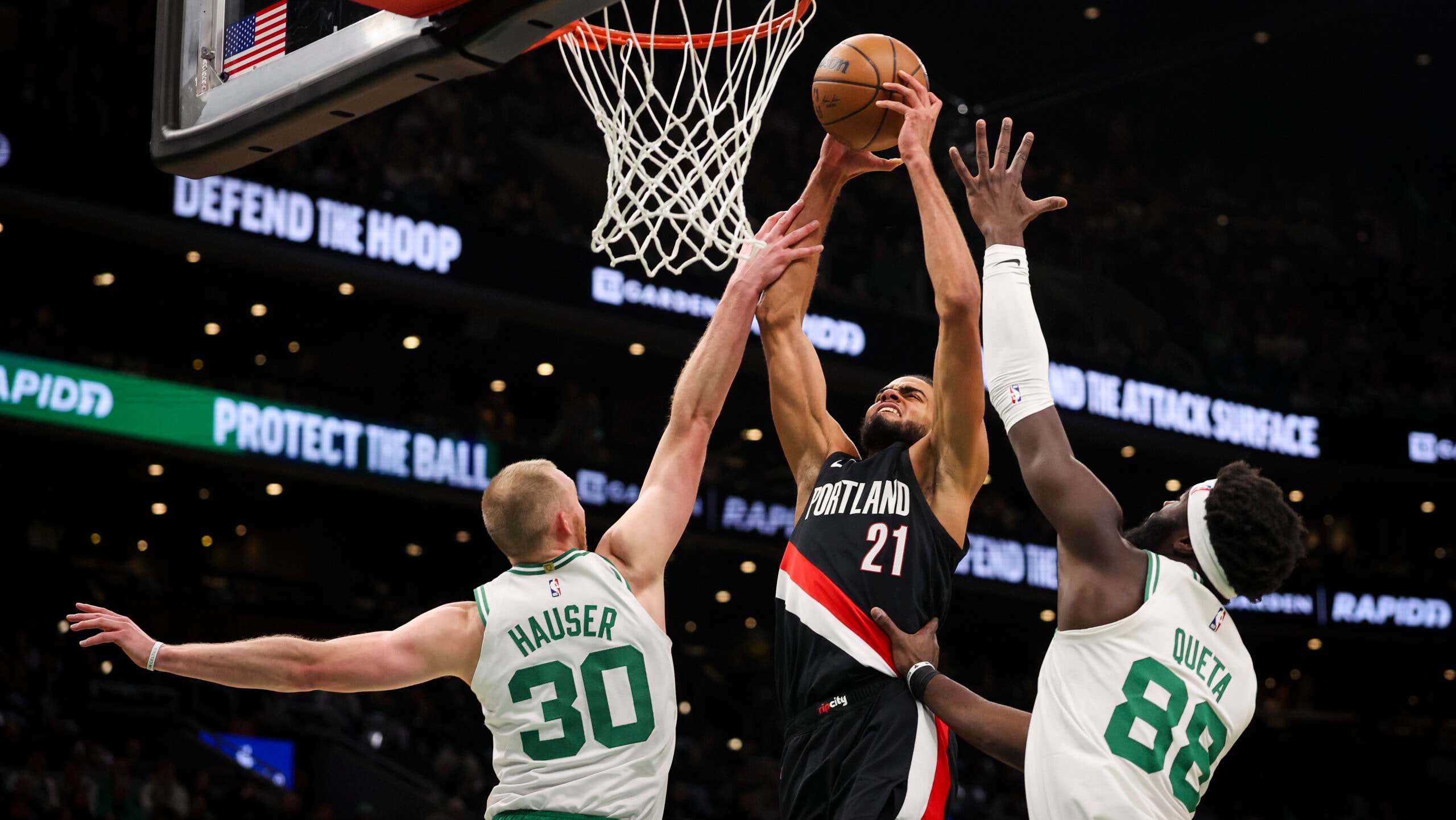 Celtics lock down Trail Blazers in Boston