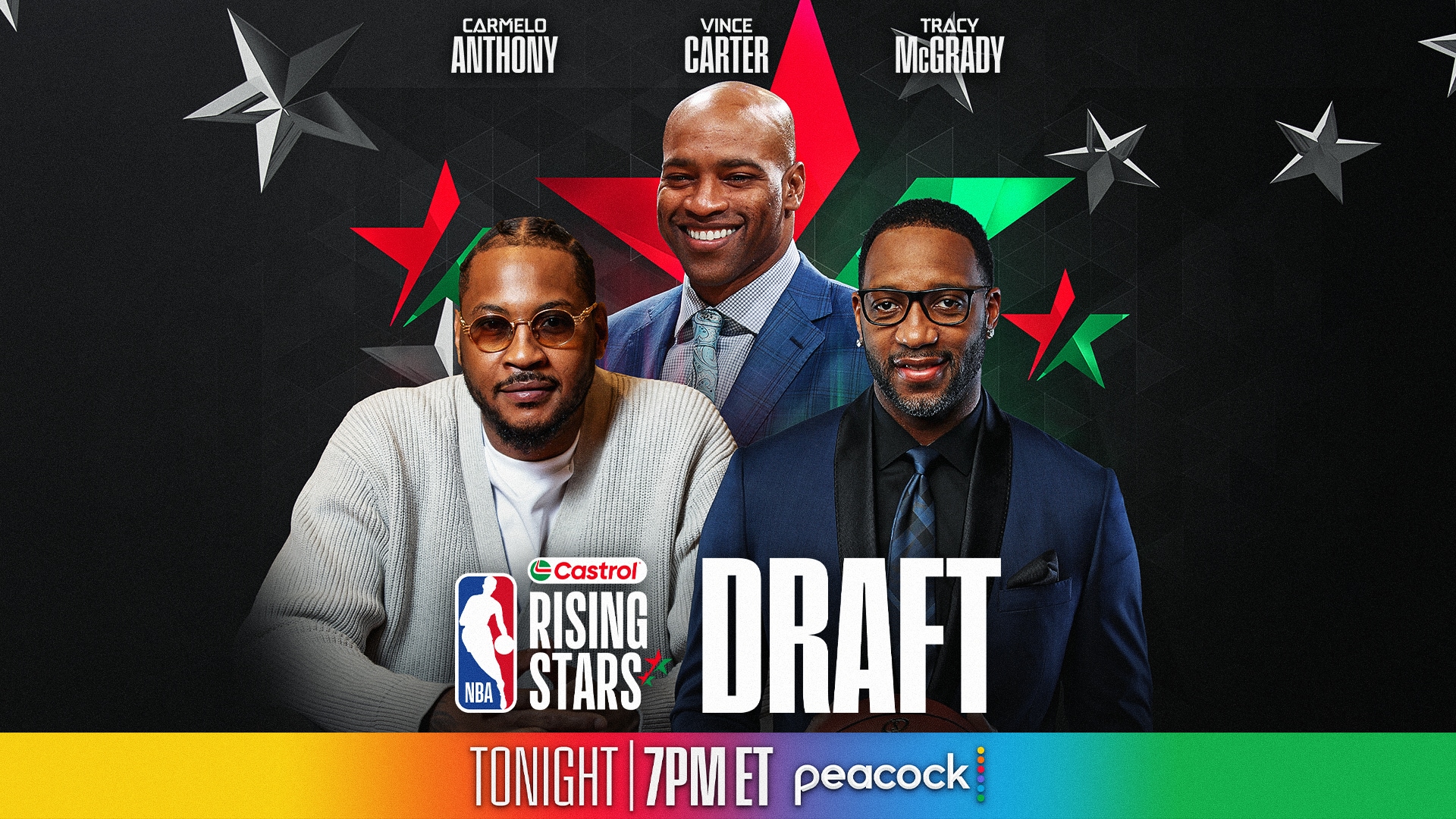 Live Now on Peacock: Castrol Rising Stars Draft