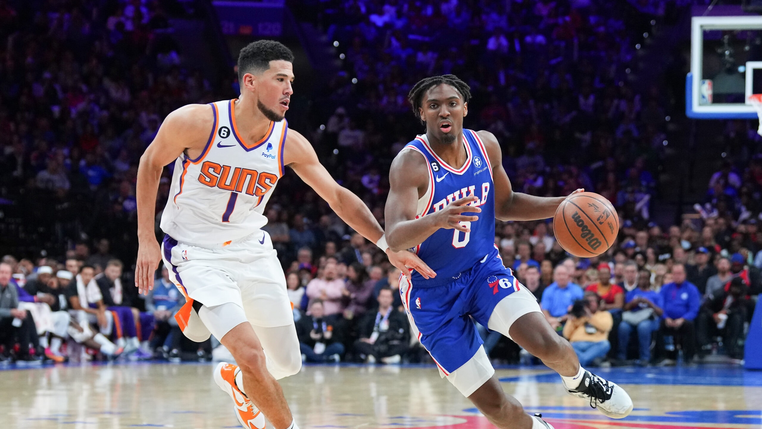 Dynamic guards battle it out with 76ers hosting Suns