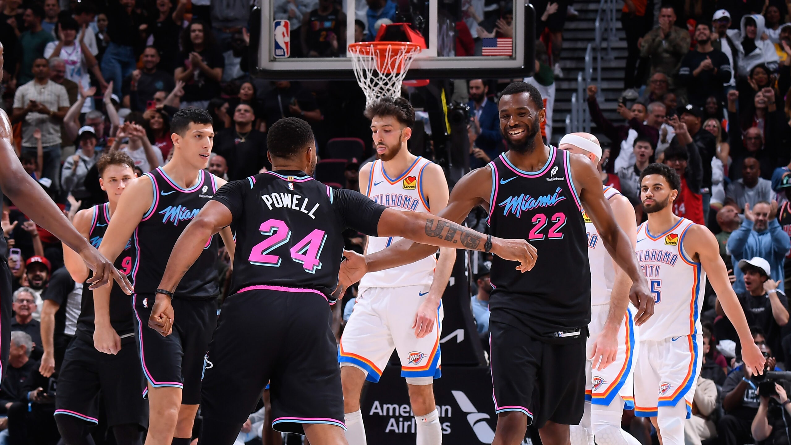 Depleted Heat put an end to Thunder's 5-game win streak