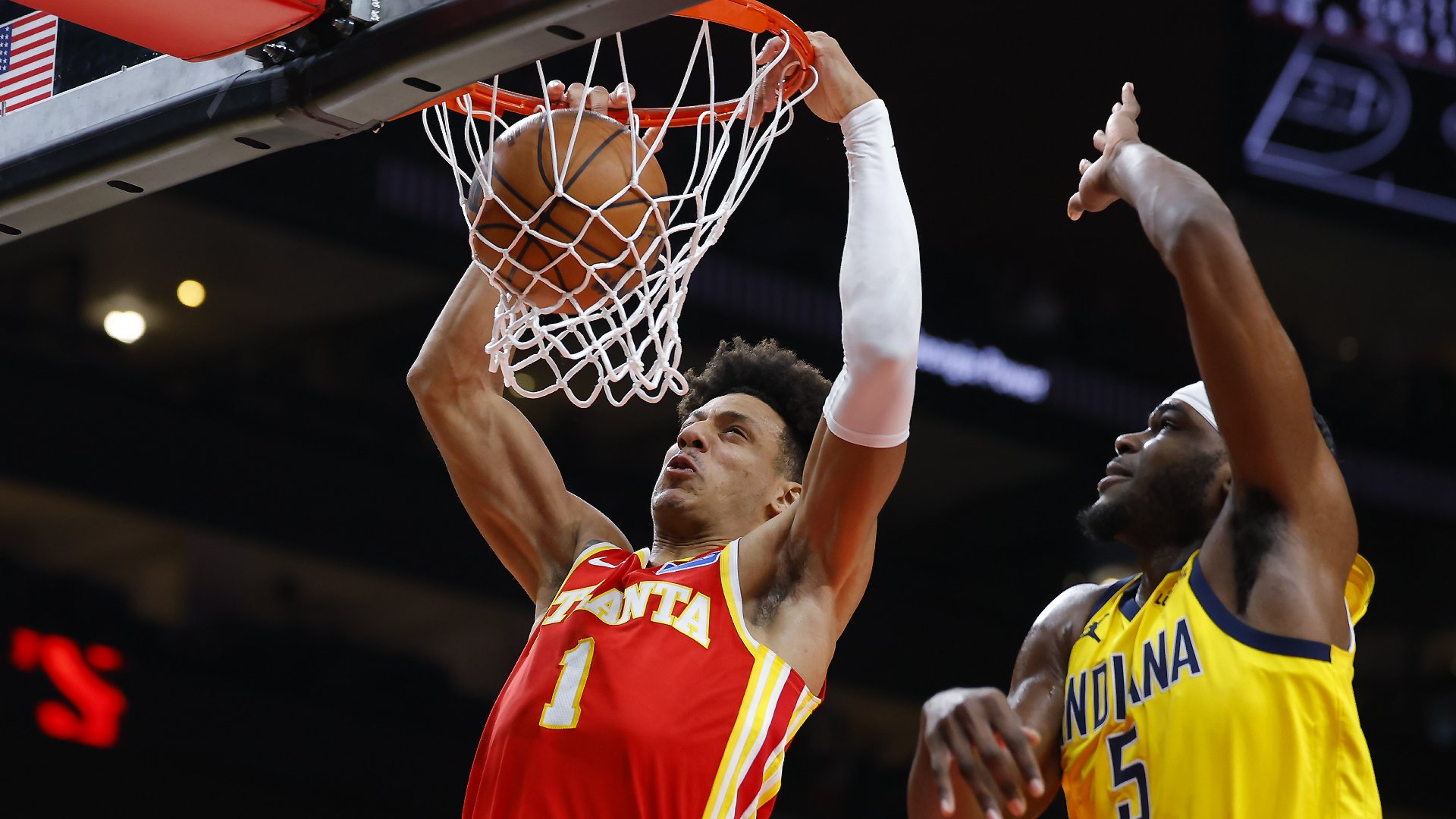 Hawks hold off Pacers to tip off Monday's action