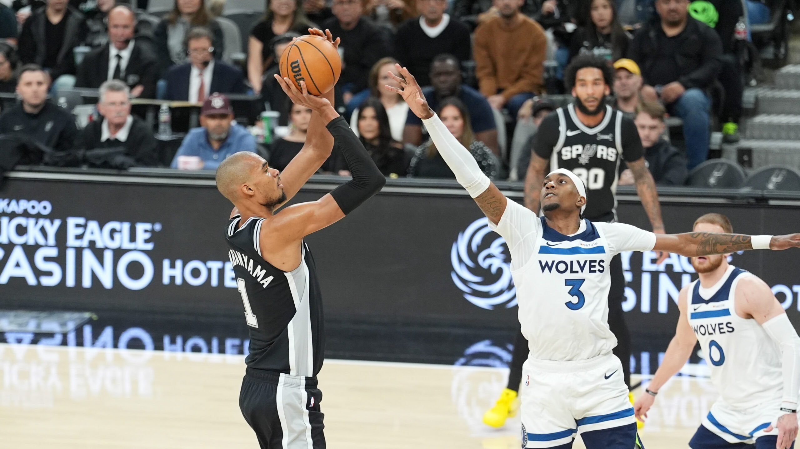 Wolves attempt to sweep season series against Spurs