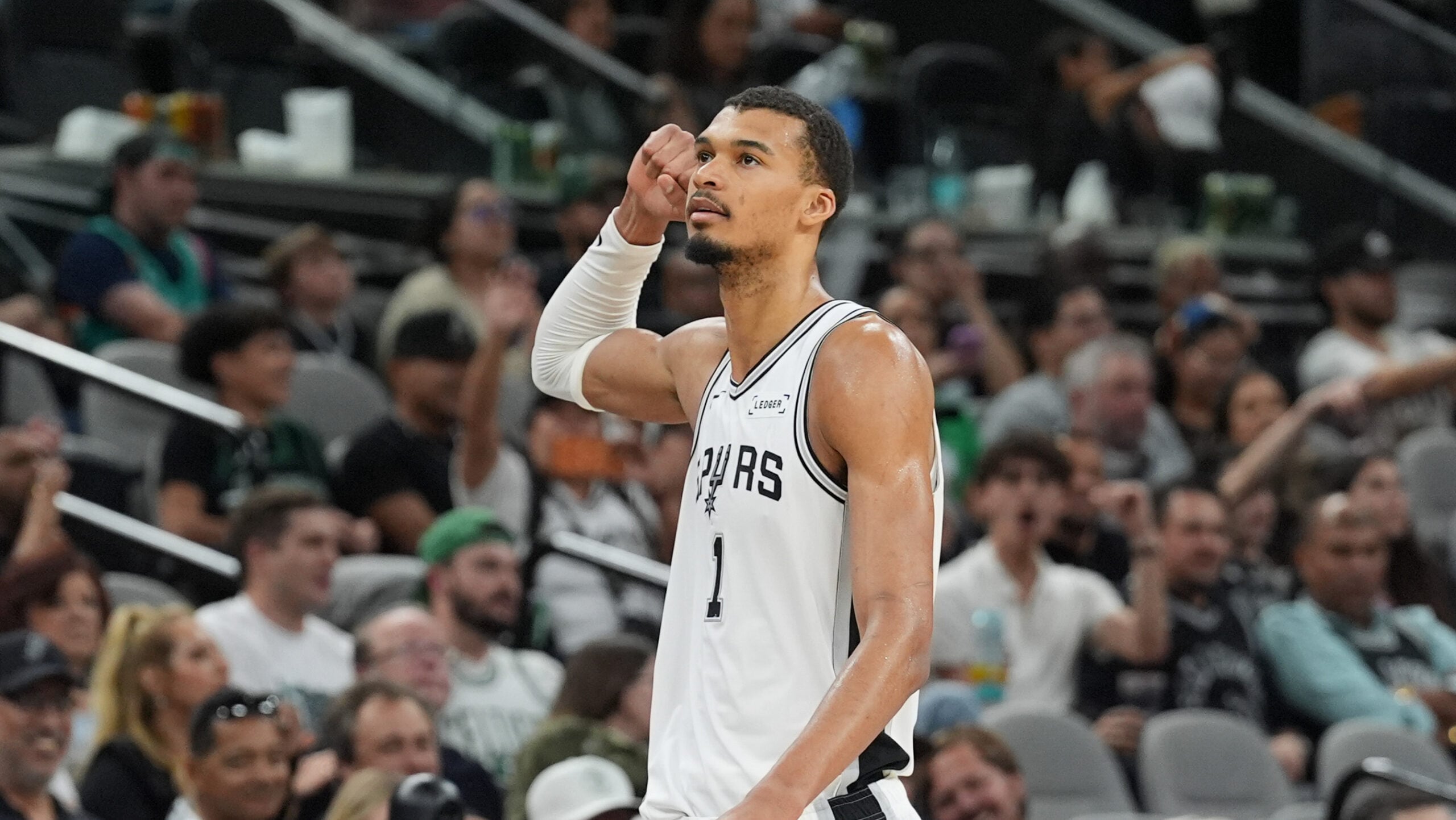 Wemby delivers 39 & 11 to get Spurs past Celtics