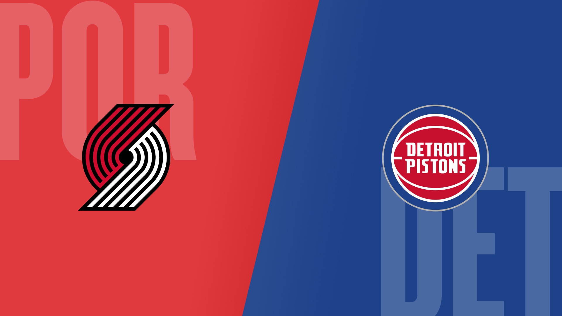Trail Blazers @ Pistons