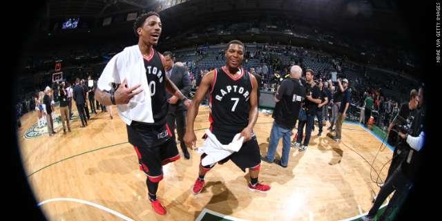 After blowing 25-point lead, Toronto Raptors gather themselves to eliminate Milwaukee Bucks