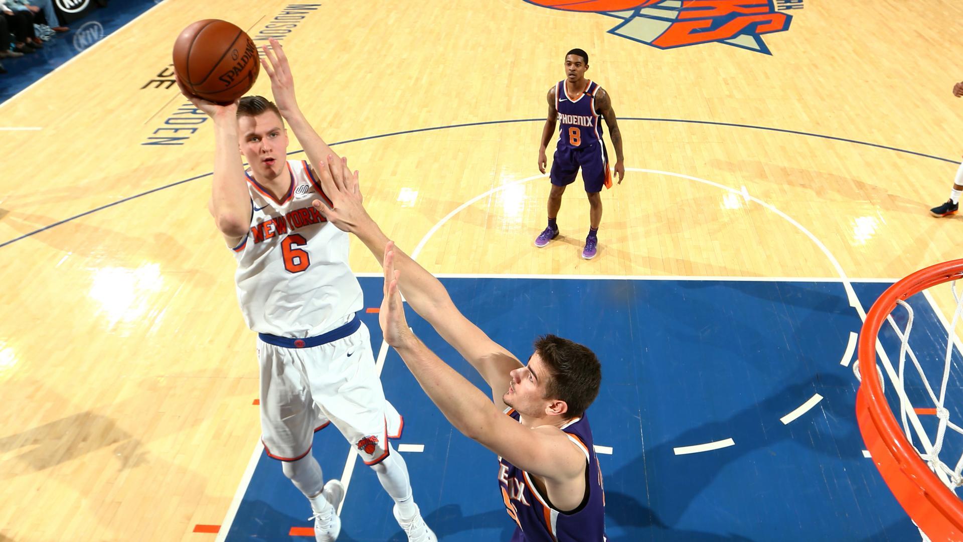 Budding star Kristaps Porzingis plans to be with New York Knicks for a 'long, long time'