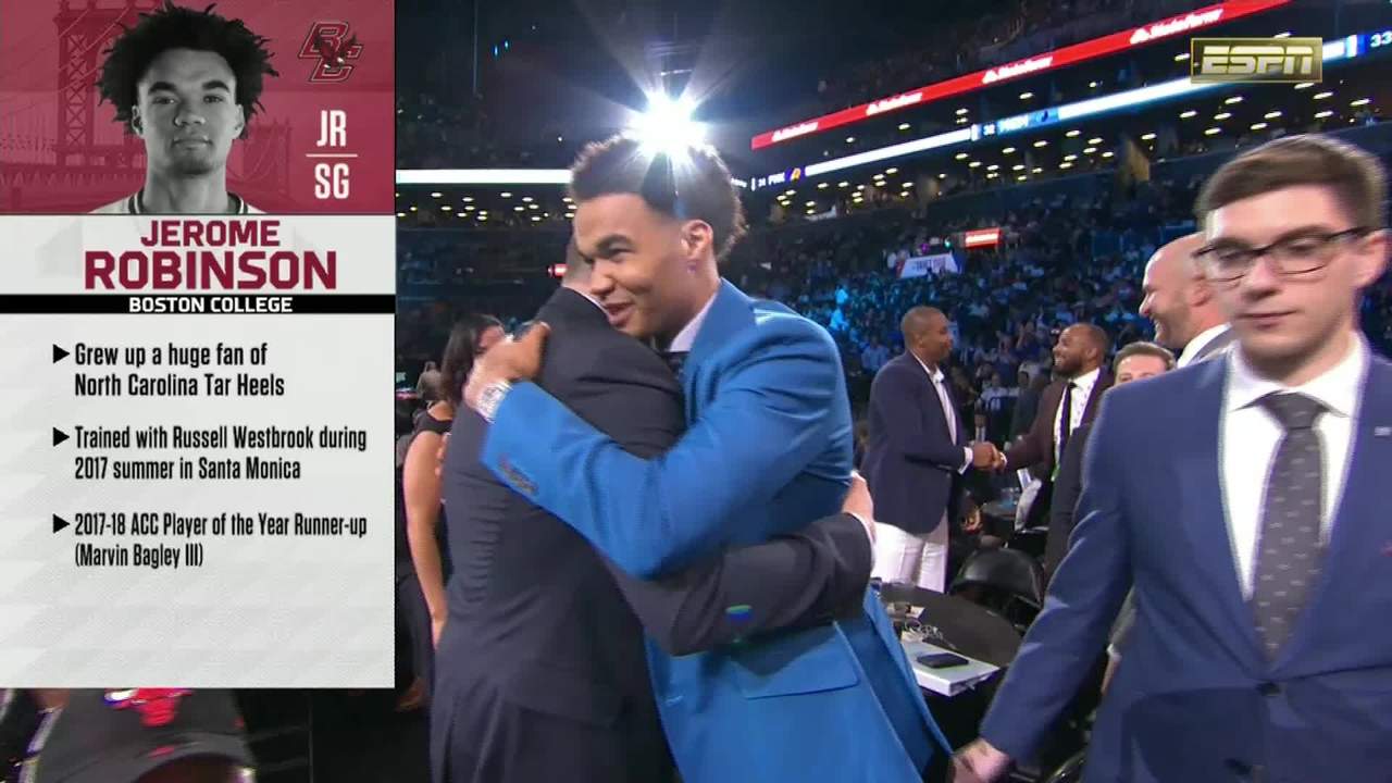 The Clippers Select Jerome Robinson With The 13th Pick
