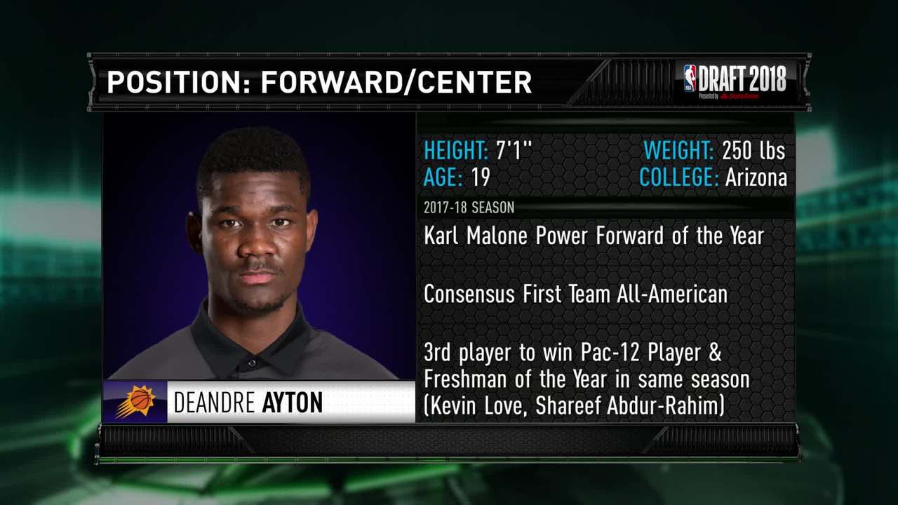 2018 NBA TV Mock Draft: Deandre Ayton Goes No. 1