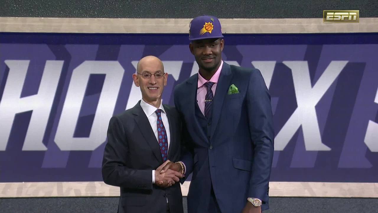 The Suns Select Deandre Ayton With The Number 1 Pick