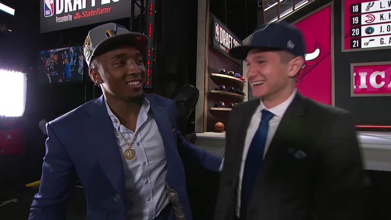 Donovan Mitchell Congratulates Grayson Allen