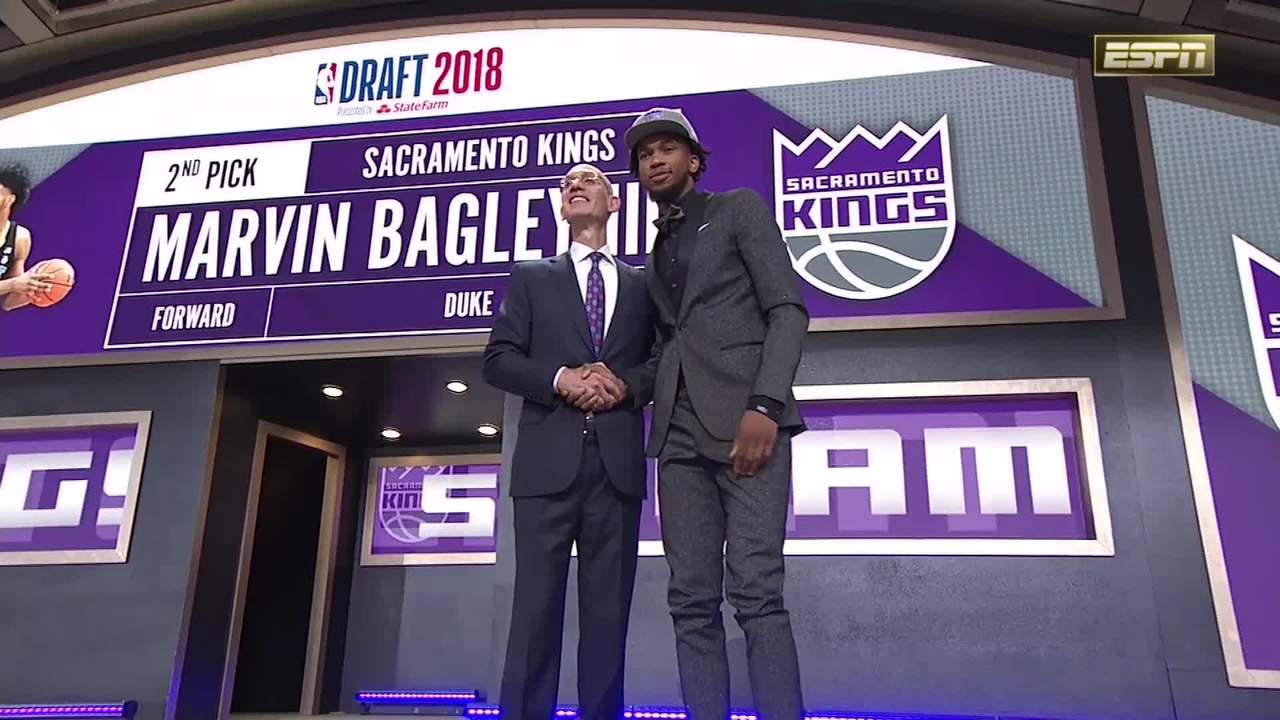 Marvin Bagley III Goes To Kings With No. 2 Pick
