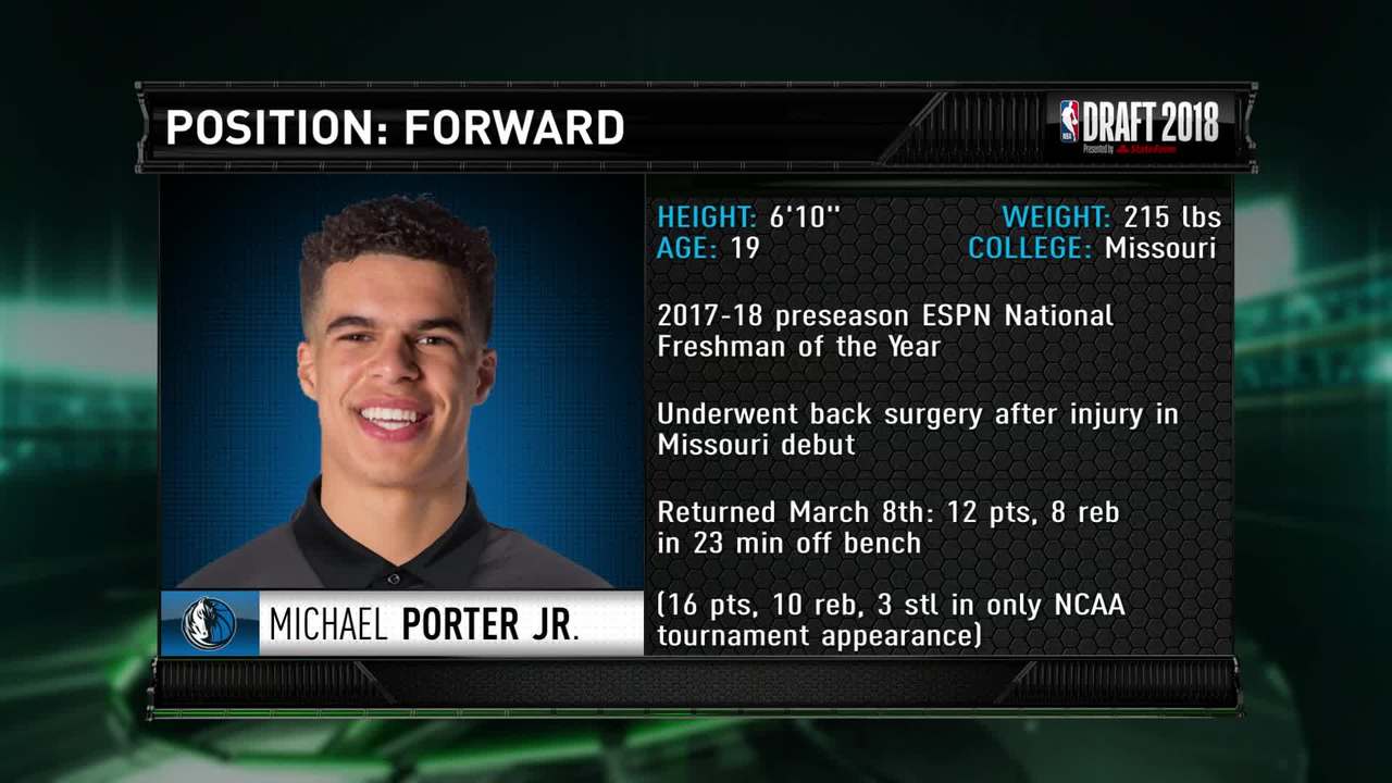 2018 NBA TV Mock Draft: Michael Porter Jr. Goes 5th