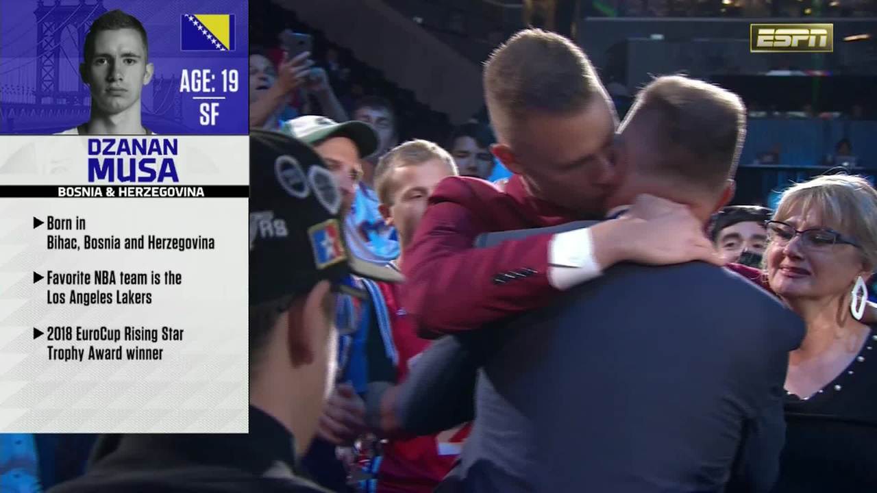 The Brooklyn Nets Select Dzanan Musa With The 29th Pick