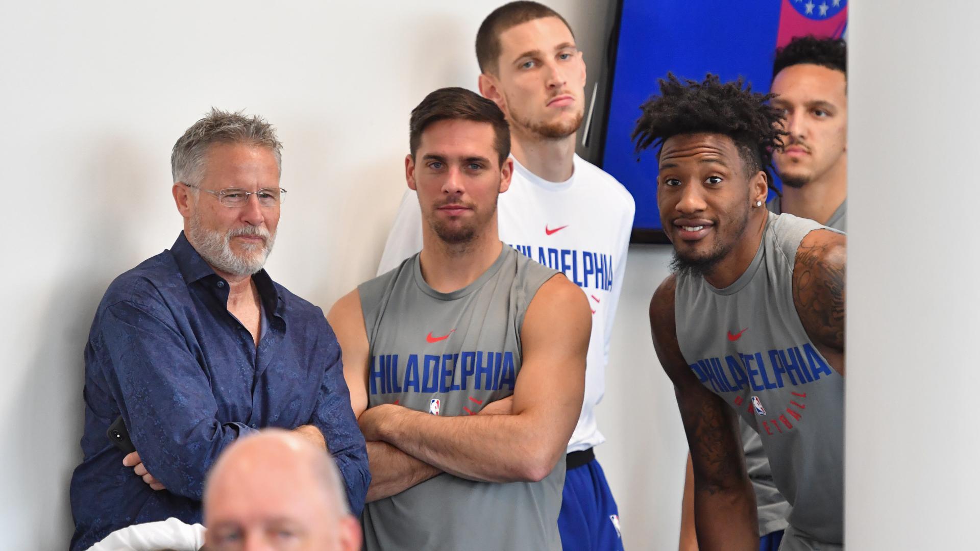Sixers coach Brett Brown starts training camp with NBA Finals goal