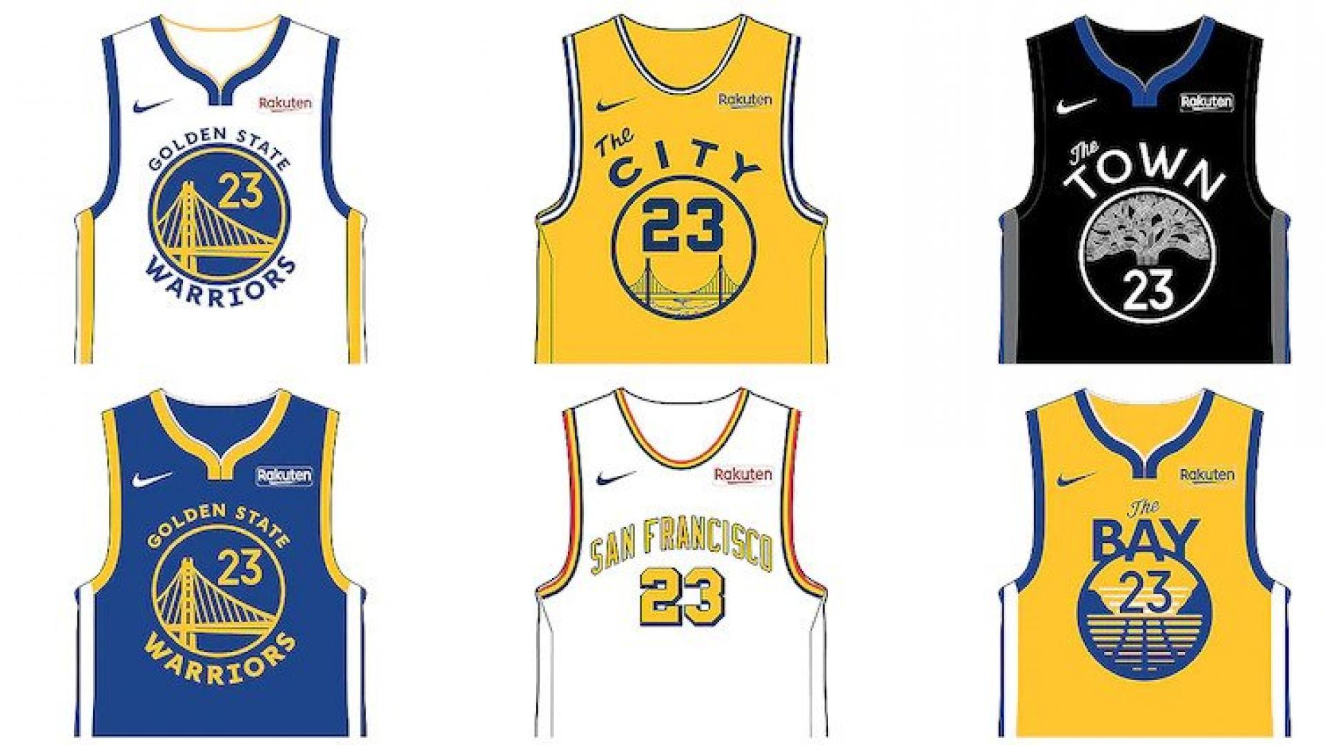 golden state warriors new uniforms