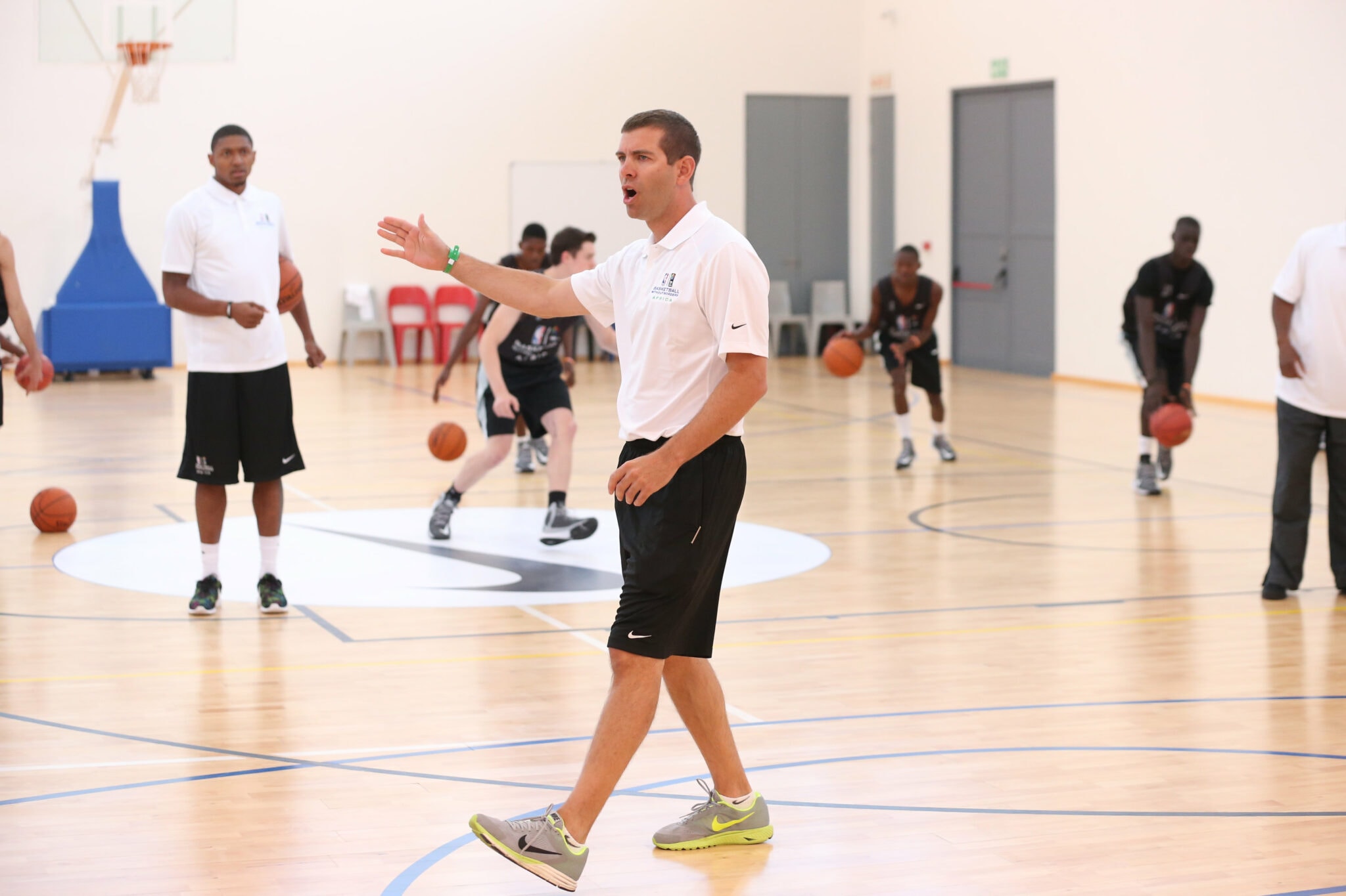 NBA coaches sharing teaching techniques in eCoach program