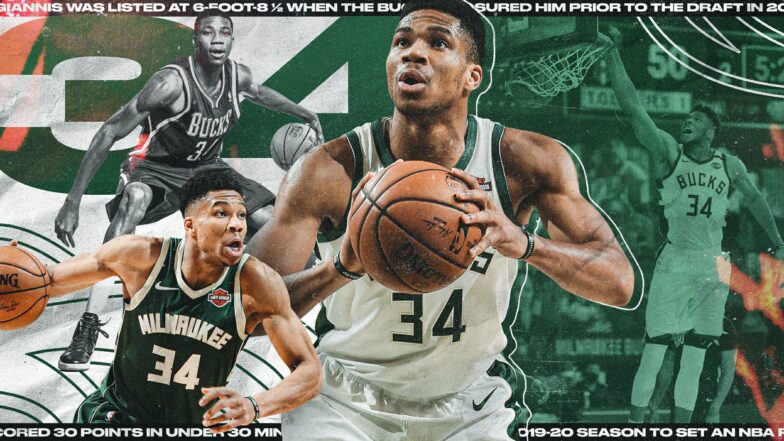 Bucks' Giannis Antetokounmpo Has Grown Nearly 2 Inches Since 2013 NBA Draft, News, Scores, Highlights, Stats, and Rumors