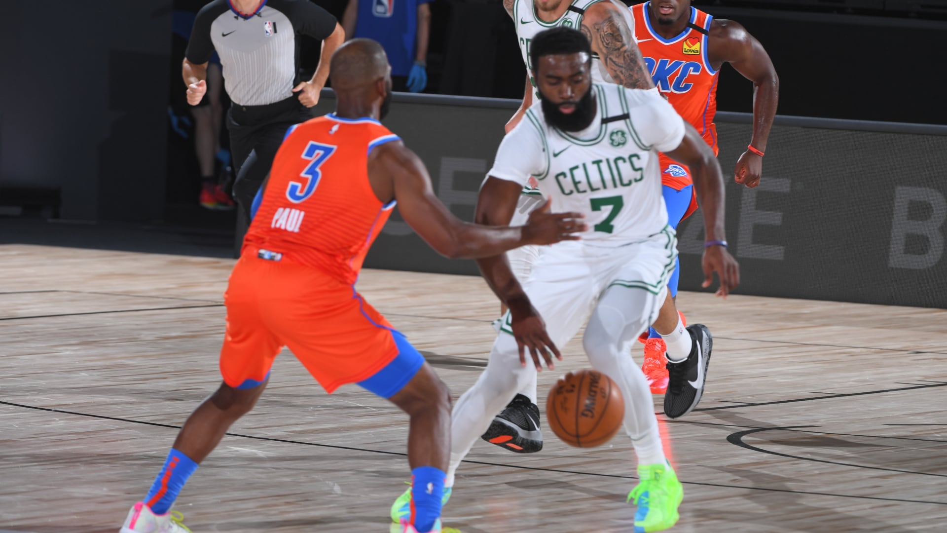 Oklahoma City Thunder vs Boston Celtics Jul 24, 2020 Game Summary | NBA.com