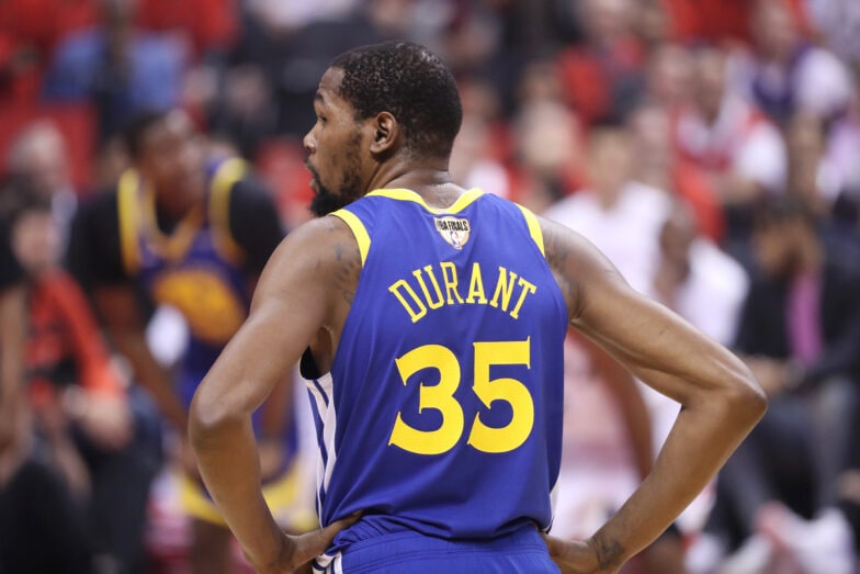 Kevin Durant announces he'll wear No. 7 