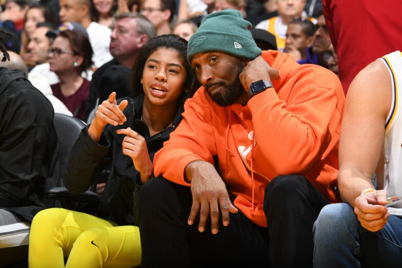 Vanessa Bryant and daughters attends the 2023 NBA All Star Game in Utah 