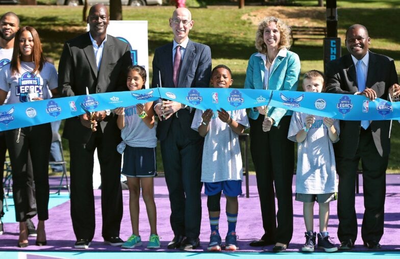 Michael Jordan S Philanthropic Activities Nba Com