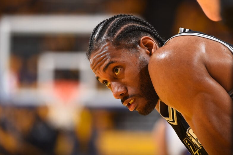 Kawhi Leonard may have done away with his trademark braids ...