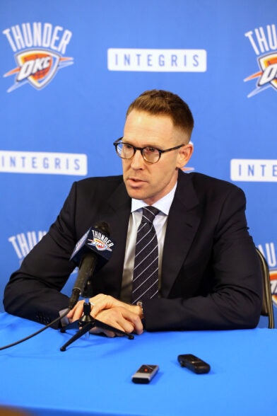 Thunder: Sam Presti's eye-opening take on OKC pushing for win-now trade