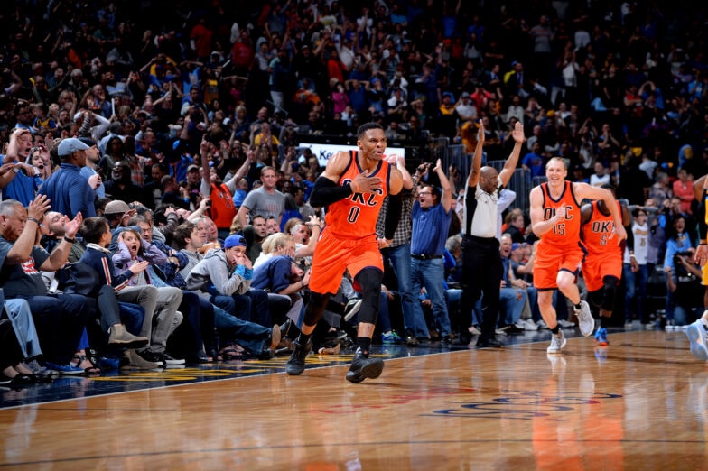 Shootaround (April 10) -- Russell Westbrook's big night gets Oklahoma City  Thunder on track again