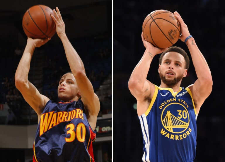 Then and Now Photos of today's superstars when they were rookies