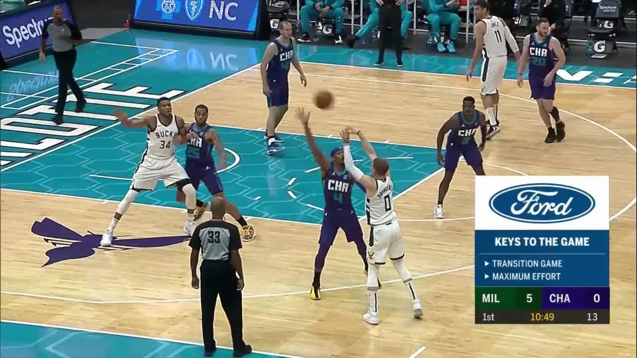 Milwaukee Bucks Vs Charlotte Hornets Jan 30 2021 Game Summary Nba Com
