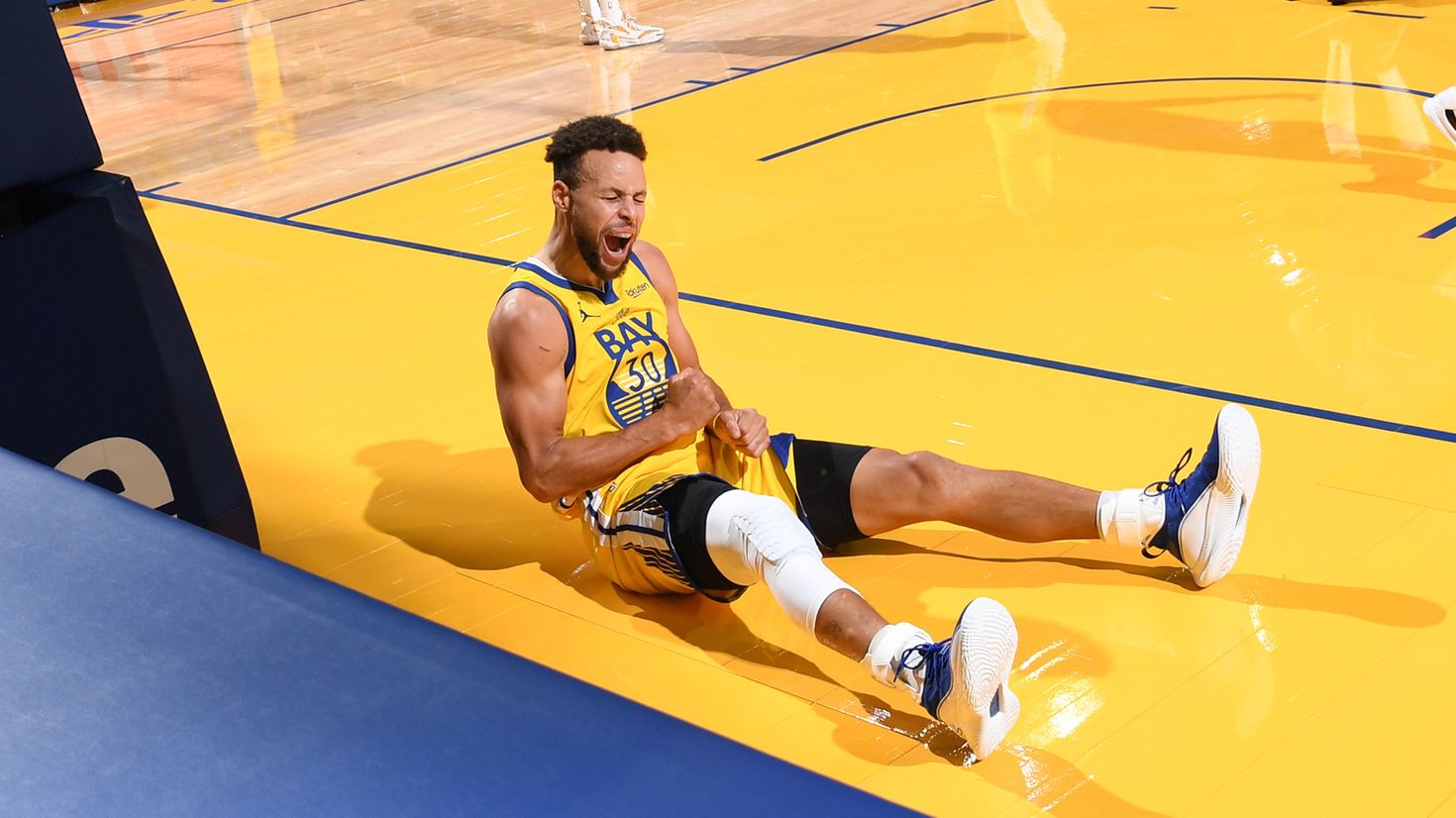Stephen Curry in action during NBA game