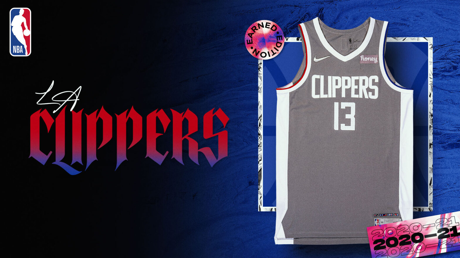 Nike Earned Edition Jersey LA Clippers