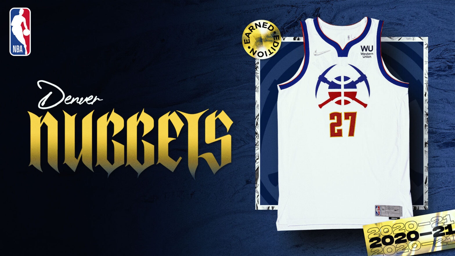Nike Earned Edition Jersey Denver Nuggets