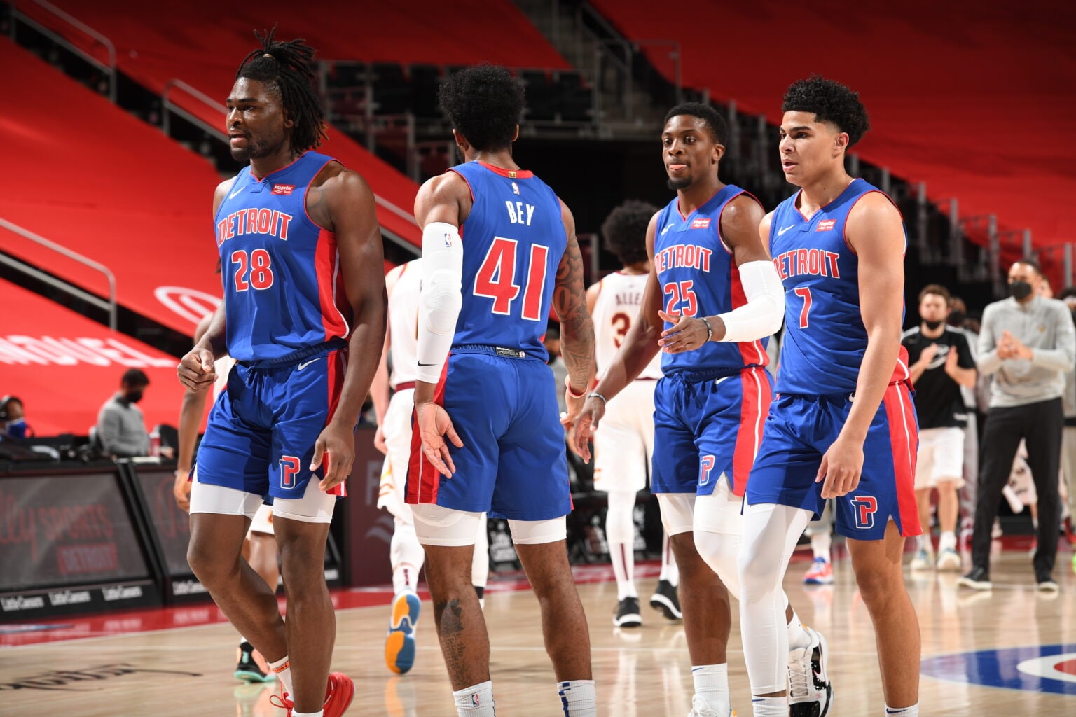 Kia Rookie Ladder Pistons' young core getting chance to shine