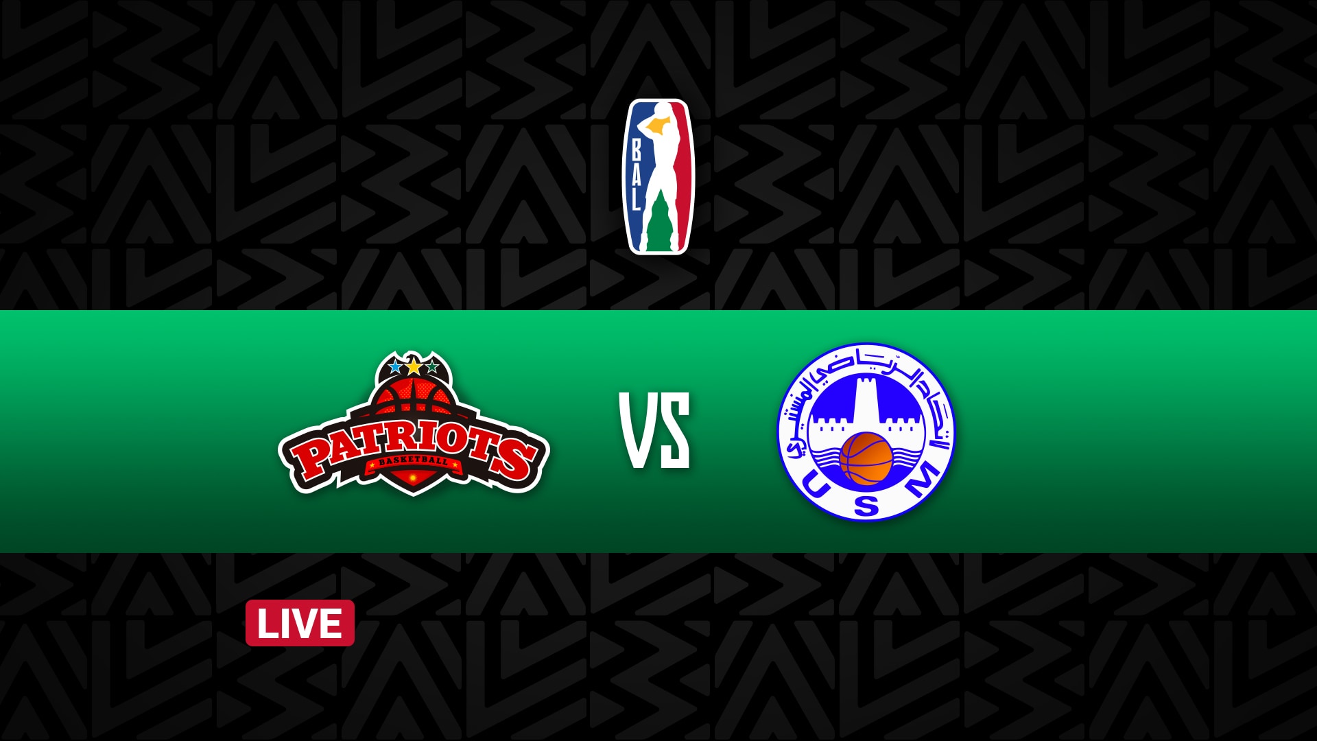 LIVE: Patriots vs. USM (Group A)