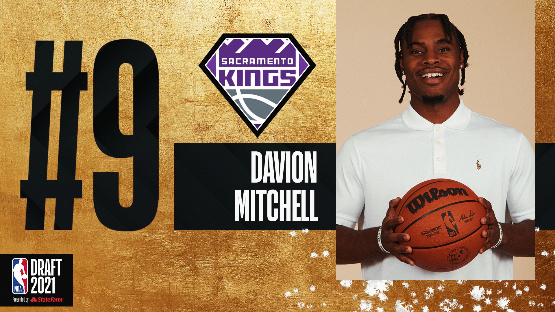 Kings select Davion Mitchell with No. 9 pick in 2021 NBA Draft