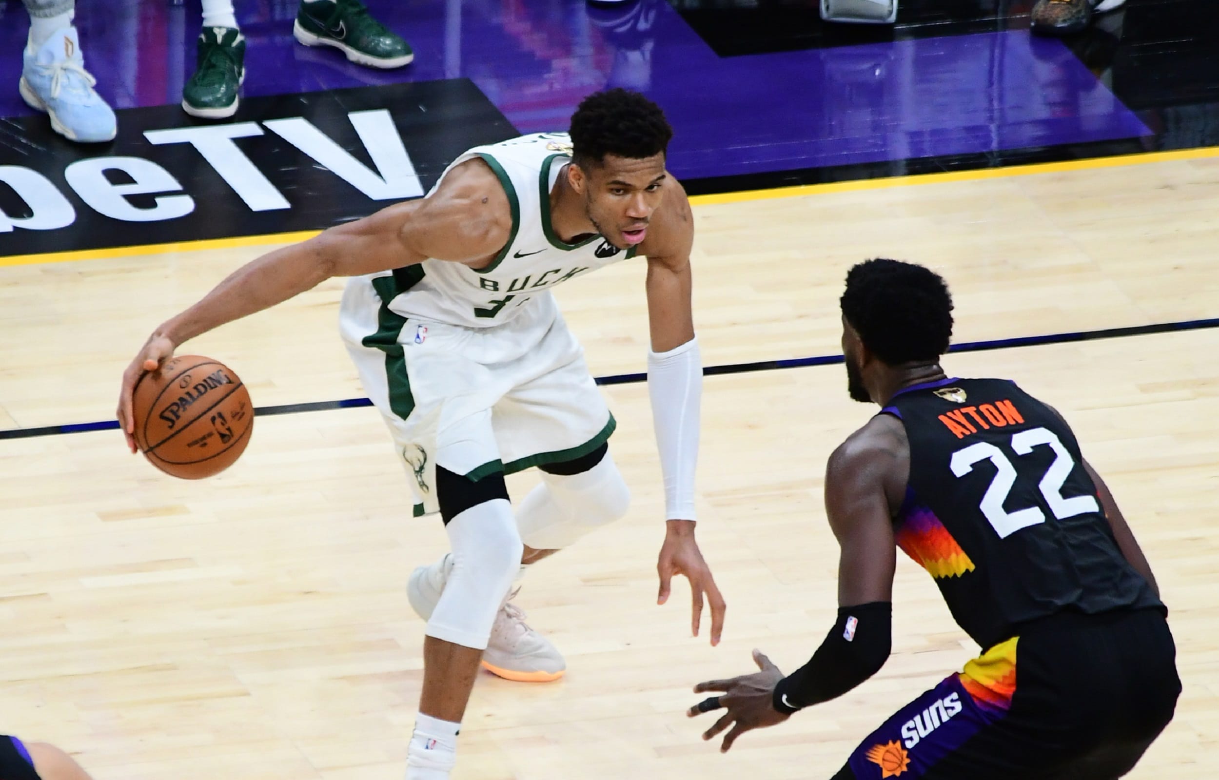 Antetokounmpo's will to win shining bright in The Finals