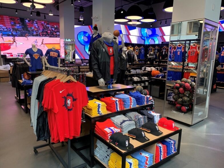 NBA flagship store reopens in New York City