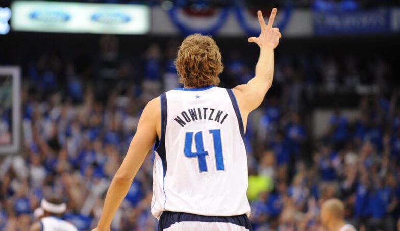 Dirk nowitzki hot sale championship jersey