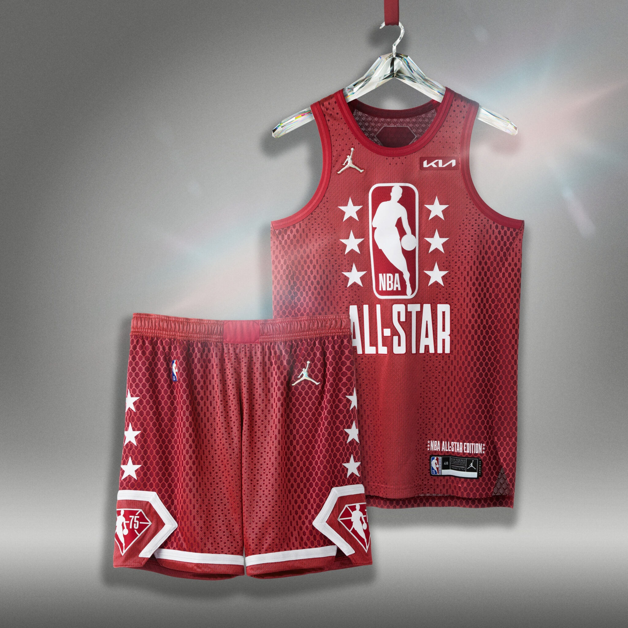 2022 NBA AllStar jerseys Nike celebrates NBA's 75th season, city of