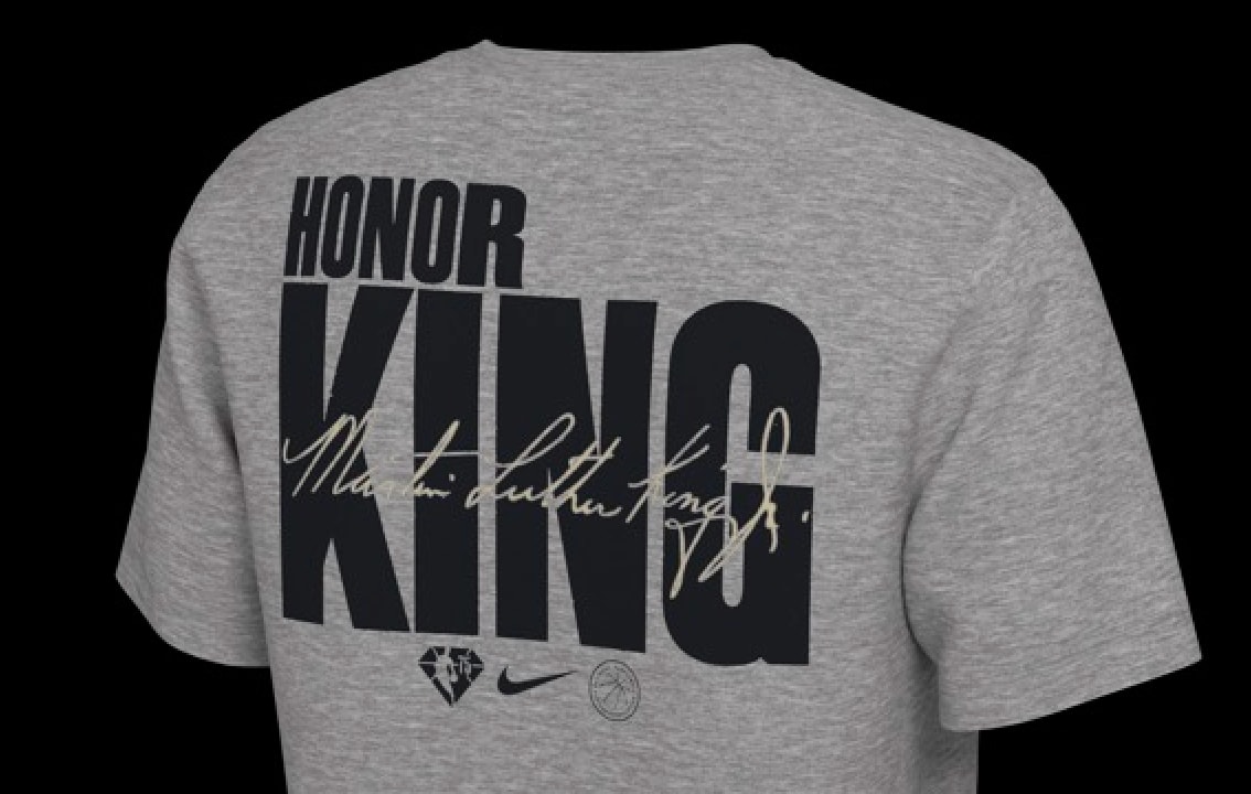 Toddler Nike MLK City Edition Logo Tee - Hawks Shop