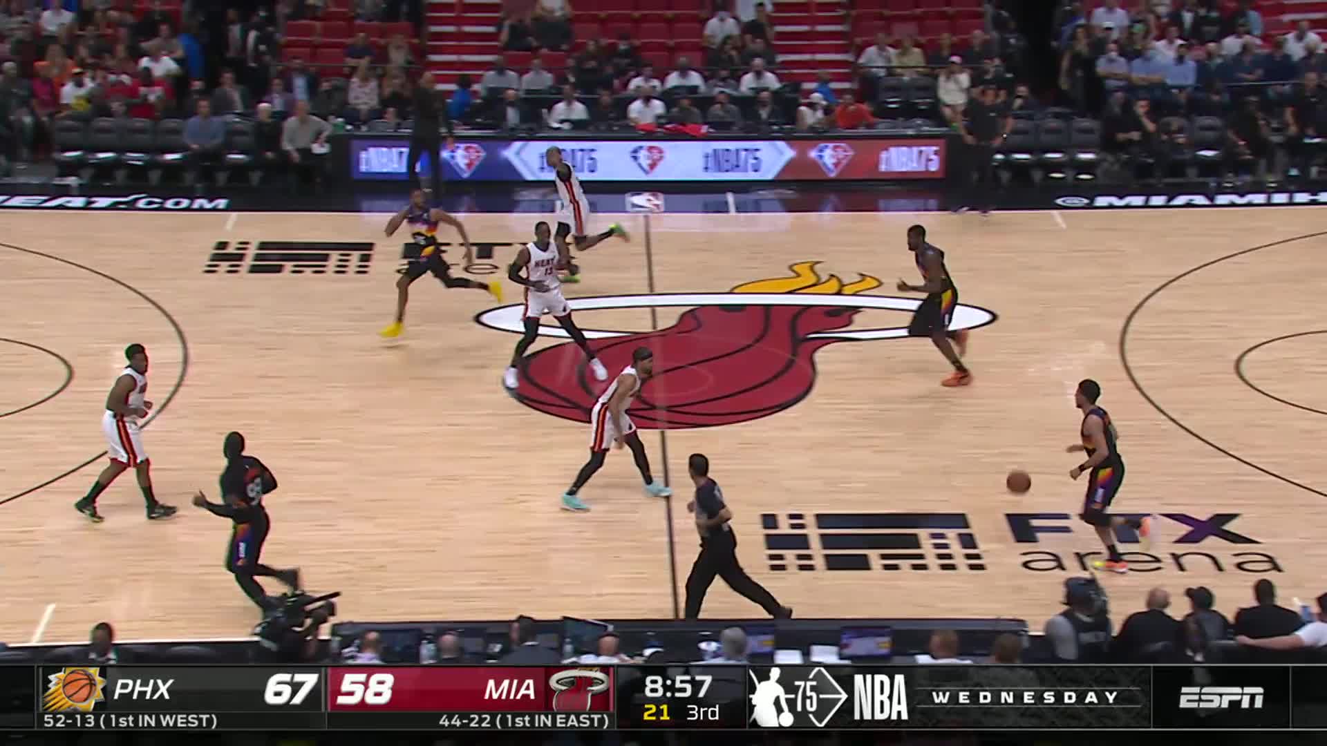 Devin Booker with the stop and pop pullup Phoenix Suns