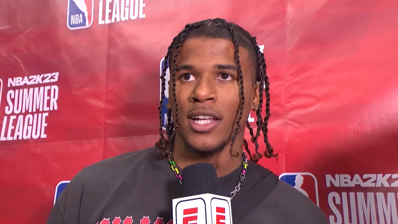 Jalen Green touches on variety of topics while taking in Summer League |  NBA.com