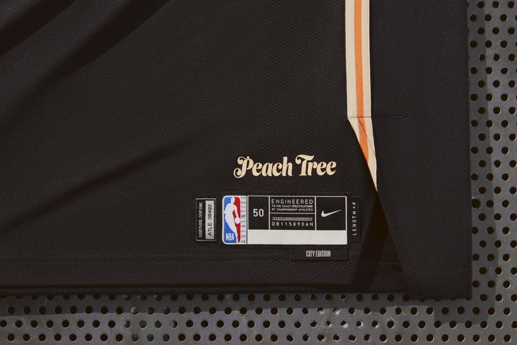 Atlanta Hawks 22/23 City Edition Uniform Peachtree Street