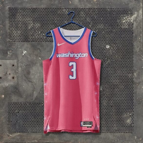 Washington Wizards 22/23 City Edition Uniform: Cherry Blossoms